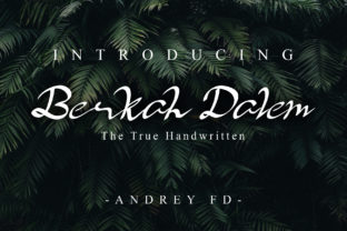 Berkah Dalem: A Handwritten Font for Marketers