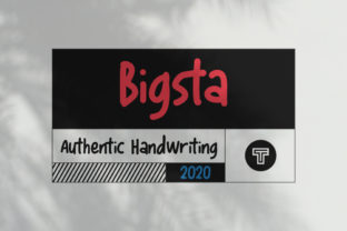 Bigsta: A Modern Handwritten Font for Bold Branding