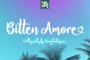 Bitten Amore: A Sweet Handwritten Font for Branding