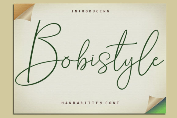 Bobistyle: The Elegant Script Font for Small Business Branding