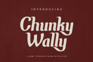 Chunky Wally: A Vintage Handwritten Font for Editorial Design