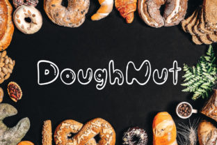 Doughnut: A Fun Handwritten Font for Small Business Branding