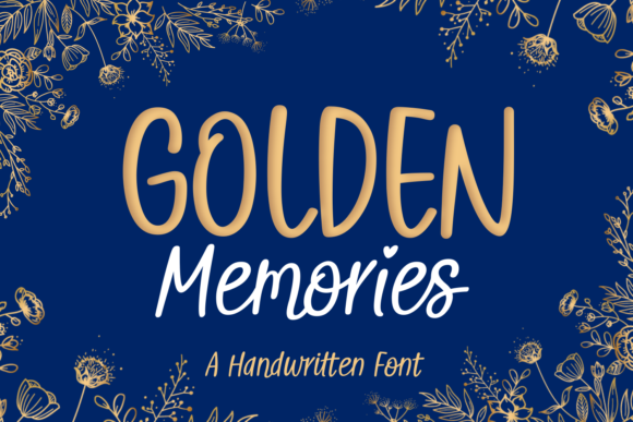 Golden Memories: A Friendly Script Font for Your Brand