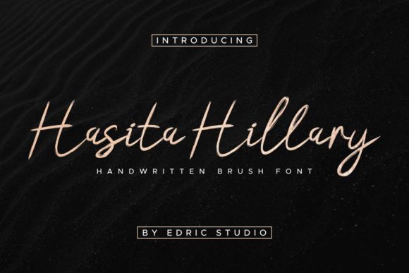 Hasita Hillary: A Handwritten Font for Authentic Campaigns
