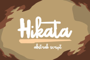 Hikata: A Handwritten Script Font for Crafters