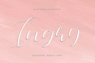Ingry: A Modern Handwritten Font for Editorial Design
