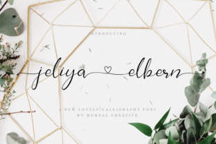 Jelia Elbern: A Modern Handwritten Font for Makers
