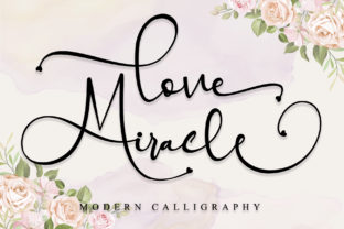 Love Miracle: A Handwritten Font for Makers