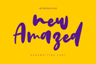 New Amazed: A Quirky Handwritten Font for Crafters