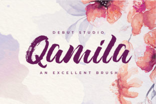 Qamila: A Romantic Script Font for Makers