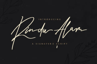 Rindu Alam: A Premium Script Font for Business Branding