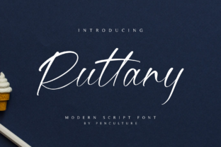 Ruttany: A Modern Script Font for Business Branding