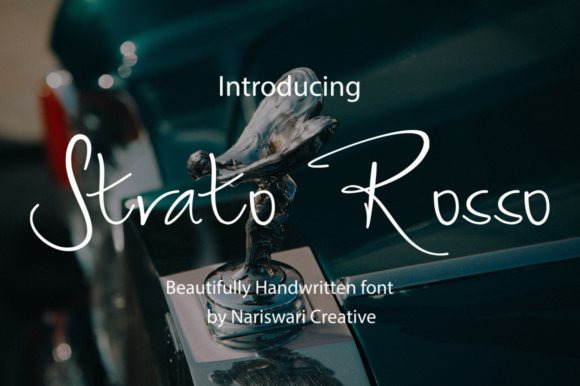 Strato Rosso: A Premium Handwritten Font for Editorial Design