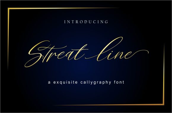 Streat Line: The Modern Script Font for Marketers
