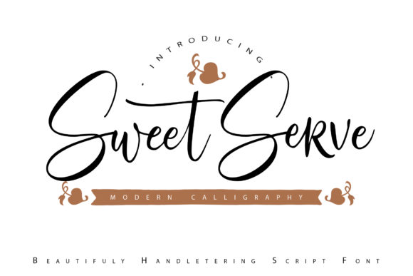Sweet Serve: A Handwritten Font for Editorial Design
