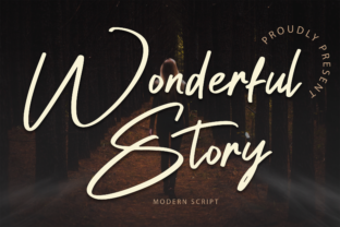 Wonderful Story: A Premium Script Font for Web Design