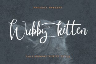 Wubby Kitten: A Handwritten Font for Small Business Branding