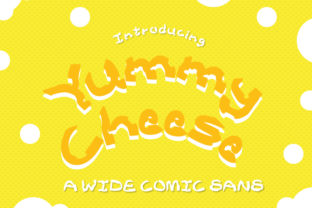 Yummy Cheese: A Playful Display Font for Makers