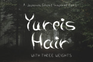Yūrei s Hair: A Spooky Script Font for Editorial Design